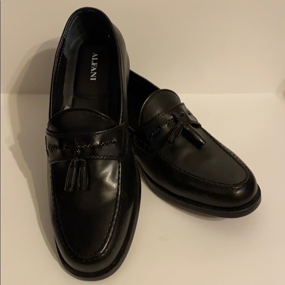 Alfani Black Loafers with tassel